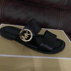 MK Black sandals